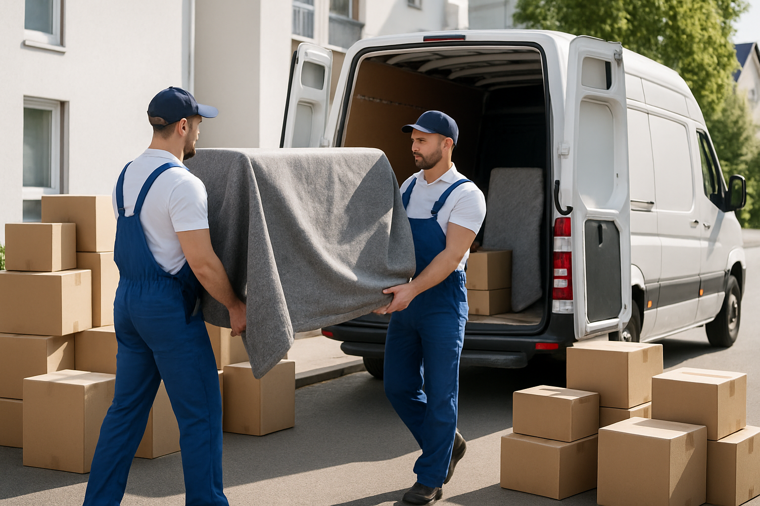 Komplett-Wohnungsumzug Neuss – komplette Einrichtung wird transportiert